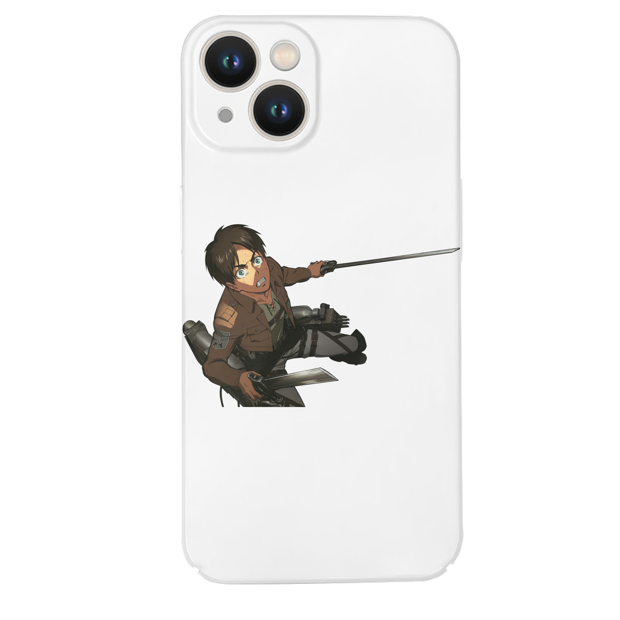 （画像用） 進撃の巨人 エレン･イェーガー Attack on Titan Eren Jäger 【iPhone 14シリーズ対応】ハードケース